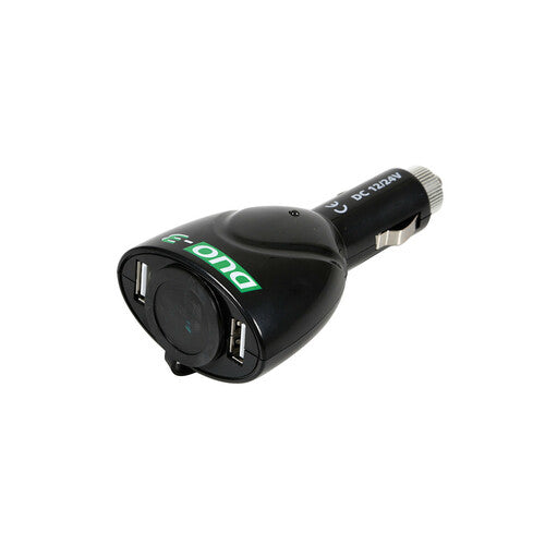 Lampa Duo-3, toma de corriente con USB, 12/24 V 39047