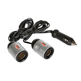 Doppelte Lampensteckdose mit Verlängerung 12/24V 9054