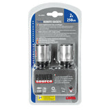 Doppelte Lampensteckdose mit Verlängerung 12/24V 9054