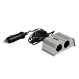 Lampa Silver, presa corrente doppia con prolunga, 12/24V 39068