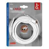 Lampen-TV-Antennen-Koaxialkabel - 3 m 39102