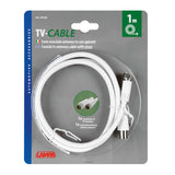 Cable coaxial para antena de TV Lampa - 1 m 39103