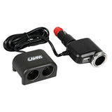 Lampa Duo 3+1, multiple cigarette lighter socket with USB, 12/24V