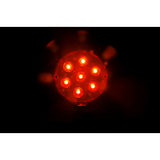Lampa Loki-Led, luce ingombro 14 Led, doppia funzione, 12/24V - Rosso/Arancio 41460