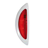 Lampa Additional light with 4 white/red LEDs, 9/32V - White body