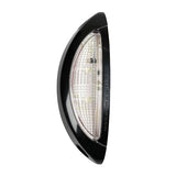 Lampa Luce supplementare a 4 Led bianco/rosso, 9/32V - Scocca nero