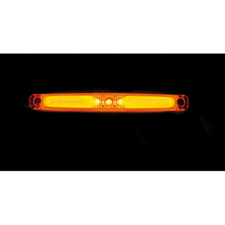 Lampa Luce ingombro a 13 Led, 12/24V - Arancio