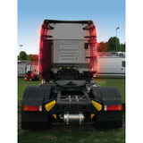 Lampa Luce ingombro a 8 led, 12/24V - Rosso