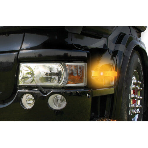 Luz LED empotrada, 12/24 V - Naranja 1489 41489