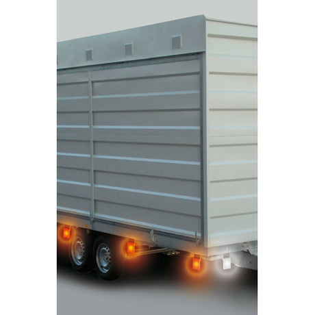 Begrenzungsleuchte mit Reflektor und Halterung, 12/24 V – Orange