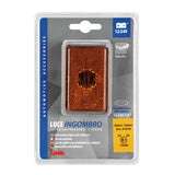 Lampa Luce ingombro con catarifrangente e staffa, 12/24V - Arancio