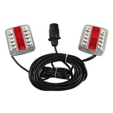Lampa Full-Led Kit, fanali posteriori magnetici a Led, 12V 41523