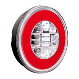 Lampa O-Led, Fanale rotondo posteriore 3 funzioni, 12/24V 41534