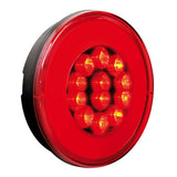 Lámpara O-Led, luz antiniebla trasera y de posición redonda, 12/24 V 41536