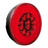 Lámpara O-Led, luz antiniebla trasera y de posición redonda, 12/24 V 41536