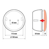 Lampa Scocca per fanali rotondi posteriori O-Led 41537