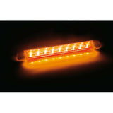 Illumi 9 LED surface mounted clearance light, 12/24V Orange 1 function