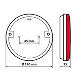 Lampa Dynamic O-Led, Fanale retromarcia, 3 funzioni, 12/24V - Sinistro 41548