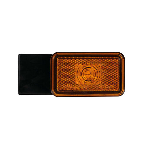 Lampa Luce ingombro con catarifrangente e staffa - 1 Led - 12/24V - Arancio 41561