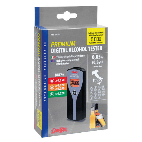Alcoholímetro Premium con pantalla digital 44003