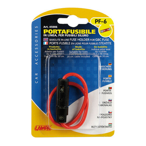 Lampa PF-6, portafusibile in bachelite 45006