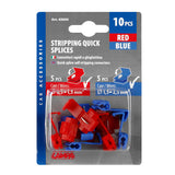 Lámpara 10 Conectores de Guillotina Rápida - Rojo/Azul 45050