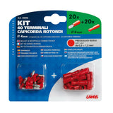 Kit de lámpara de 40 terminales redondos - Rojo 45056