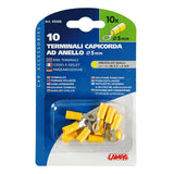 Lámpara de 10 terminales - Terminales de anillo - Amarilla 45068