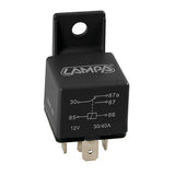 Lámpara de relé universal de 5 contactos, 12 V, 30 A, 45501