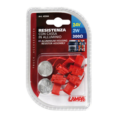 Lampa Cheat-Box kit for LED bulbs, 24V - 300 OHM - 2 W