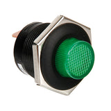 Interruptor pulsador Lampa con indicador LED - 12/24 V - Verde 45539