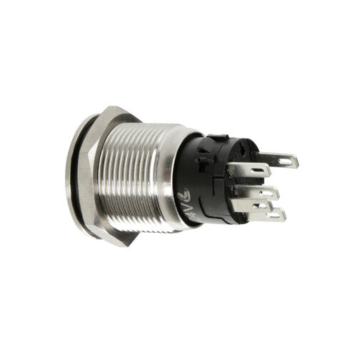 Lampa Interruttore a pulsante con spia a Led, 12/24V - Verde 45575