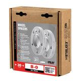Pilot Kit 2 distanziali ruota auto - 20 mm - B0