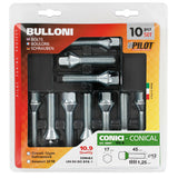 Pilot Set 10 bulloni conici - TC1 - D/Blister