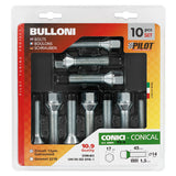 Pilot Set 10 bulloni conici - TC4 - D/Blister
