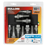 Pilot Set 10 bulloni lunghi piatti con rondella - PR0 - D/Blister