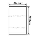 Lámpara protectora de asiento de PE, dispensador de 100 piezas 53000