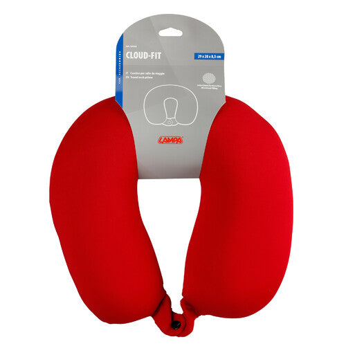 Lampa Cloud-Fit, cuscino per collo da viaggio - Rosso 54163