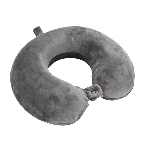 Almohada cervical de viaje de espuma viscoelástica Lampa Memory-Wrap - Gris 54165