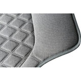 Pilot Venice pair of seat covers made of cool polyester techno-linen fabric in Grey