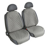 Pilot Venice pair of seat covers made of cool polyester techno-linen fabric in Grey