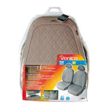 Pilot Venice pair of seat covers made of fresh polyester techno-linen fabric in Beige