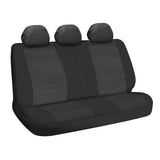 Lampa Duka Rear-Fit, funda para asiento trasero en tejido elástico jacquard y poliéster - Negro 55025