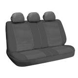Faro trasero Duka, funda para asiento trasero en tejido jacquard elástico y poliéster - Gris 55026