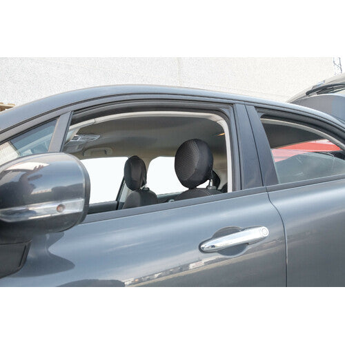 Fundas para reposacabezas Duka Round-Fit x2 - Negro 55027