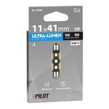 Pilot 12V Ultra-Lumen Series - 11,3x41 mm - SV8.5-8 - 1 ud - Caja - Blanco - Doble polaridad