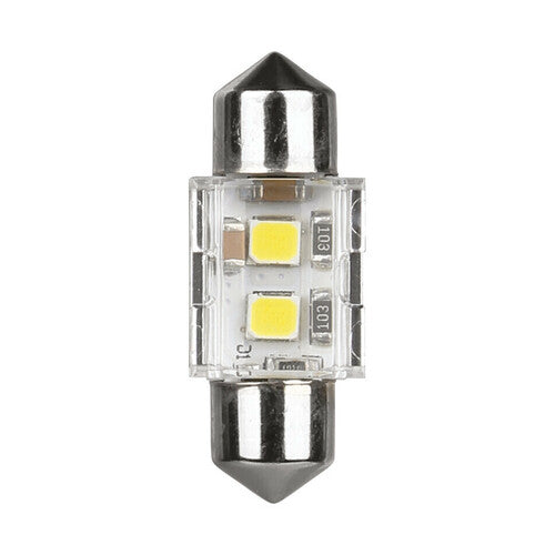 Pilot 12/24V Pro-User Series - 12,5x31 mm - SV8,5-8 - 1 pz - Scatola - Bianco - Doppia polarità - Resistenza incorporata
