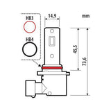 Pilot 12V Halo Led Venus Series Quick-Fit - (HB3-HB4) - 10W - P20d / P22d - 1 pz - Scatola