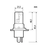 Pilot 24V Halo Led Venus Series Quick-Fit - (H4) - 15W - P43t - 1 pz - Scatola