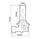 Pilot 12V Halo Led Alien Series Quick-Fit - (HIR2 9012) - 35W - PX22d - 1 pz - Scatola
